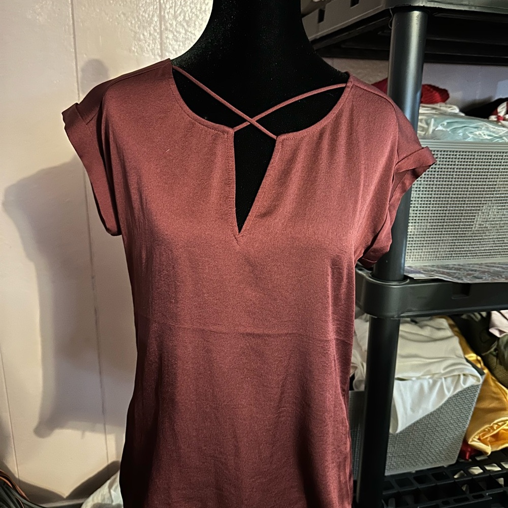 Elegant Mauve Women's Top